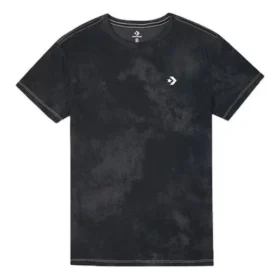 T-shirt décontracté rétro délavé à manches courtes noir T-shirt décontracté rétro délavé à manches courtes noir