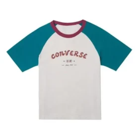 T-shirt de baseball avec logo, tailles asiatiques « White Blue »