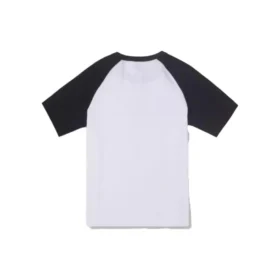 T-shirt de baseball à logo, tailles asiatiques « Blanc Noir »
