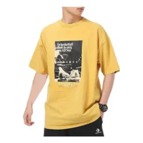 T-shirt de basket Chuck Taylor Washed Archive, tailles asiatiques « Jaune »