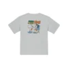 T-shirt de pêche d&rsquo;été, tailles asiatiques « Gris »