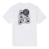 T-shirt de sport à col rond et manches courtes en tricot imprimé Converse Chuck pour homme, blanc