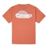 T-shirt de sport à manches courtes en tricot pour homme Converse avec logo arc-en-ciel imprimé, rouge