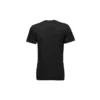 T-shirt de sport à manches courtes noir avec logo imprimé