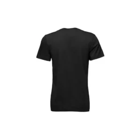 T-shirt de sport à manches courtes noir avec logo imprimé T-shirt de sport à manches courtes noir avec logo imprimé