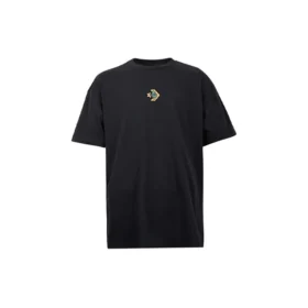 T-shirt de sport à manches courtes pour homme Converse, imprimé cartoon amusant, respirant, noir T-shirt de sport à manches courtes pour homme Converse, imprimé cartoon amusant, respirant, noir