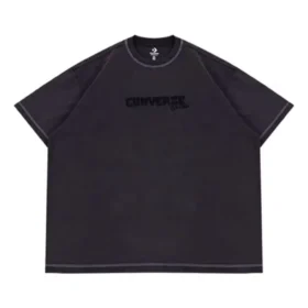 T-shirt délavé style skateboard, tailles asiatiques « Noir délavé » T-shirt délavé style skateboard, tailles asiatiques « Noir délavé »