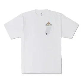 T-shirt fantaisie à poche nuage, tailles asiatiques « Blanc »