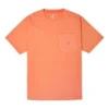 T-shirt Fashion Pocket, tailles asiatiques « Bright Poppy »