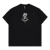 T-shirt Flower Friends Tailles asiatiques « Noir »