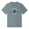T-shirt Go-To Chuck Taylor All Star Patch Logo coupe standard, tailles asiatiques « Bleu »