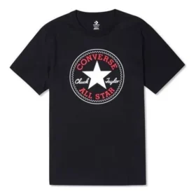 T-shirt Go-To Chuck Taylor Classic Patch, coupe standard, tailles asiatiques « Noir »