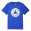 T-shirt Go-To Chuck Taylor Patch, coupe standard, tailles asiatiques « Bleu »