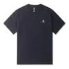 T-shirt Go-To à motif étoile brodé et chevrons, coupe standard, tailles asiatiques « Noir »