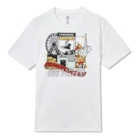 T-shirt graphique Claw Machine, tailles asiatiques « White »
