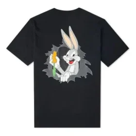 T-shirt graphique Converse x Bugs Bunny, tailles asiatiques « Noir »