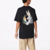 T-shirt graphique Converse x Bugs Bunny, tailles asiatiques « Noir »