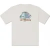 T-shirt graphique d&rsquo;été pour l&rsquo;extérieur – Tailles asiatiques « Blanc »