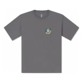 T-shirt graphique d&rsquo;été pour l&rsquo;extérieur, tailles asiatiques « Grey »