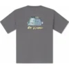 T-shirt graphique d&rsquo;été pour l&rsquo;extérieur, tailles asiatiques « Grey »