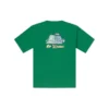 T-shirt graphique d&rsquo;été pour l&rsquo;extérieur, tailles asiatiques « Vert »