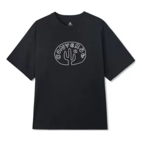 T-shirt graphique Desert Adventures, tailles asiatiques « Noir »