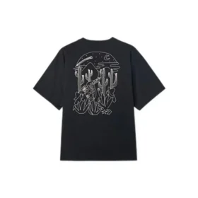 T-shirt graphique Desert Adventures, tailles asiatiques « Noir »