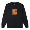 T-shirt graphique Hybrid World, tailles asiatiques « Noir »