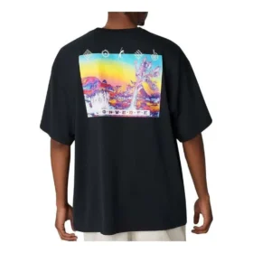 T-shirt graphique Inverted Desert, tailles asiatiques « Noir »
