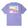 T-shirt graphique Inverted Desert, tailles asiatiques « Slate Lilac »