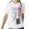 T-shirt graphique à manches courtes ERX, tailles asiatiques « Blanc »