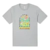 T-shirt graphique New Heights, tailles asiatiques « Gris »