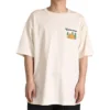 T-shirt graphique Outdoor, tailles asiatiques « Beige »