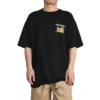T-shirt graphique Outdoor, tailles asiatiques « Noir »