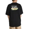 T-shirt graphique Outdoor, tailles asiatiques « Noir »