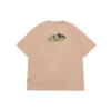 T-shirt graphique outdoor, tailles asiatiques « Oat Milk »