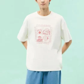 T-shirt graphique Sensory, tailles asiatiques « Blanc »