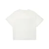 T-shirt graphique Shapes Triangle Raglan, tailles asiatiques « Egret »