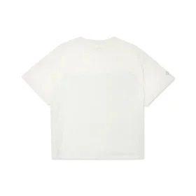 T-shirt graphique Shapes Triangle Raglan, tailles asiatiques « Egret »