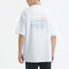 T-shirt graphique Summer Activity Surf, tailles asiatiques « Blanc »
