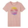 T-shirt Icon Remix Classic, tailles asiatiques « Rose Jaune »