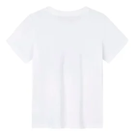 T-shirt imprimé avec logo, tailles asiatiques « Blanc Noir »
