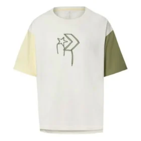 T-shirt imprimé Logo – Tailles asiatiques « Blanc Vert »