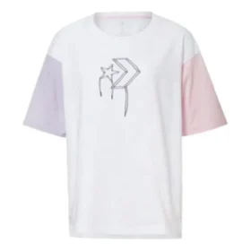 T-shirt imprimé Logo, tailles asiatiques « White Pink »