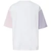 T-shirt imprimé Logo, tailles asiatiques « White Pink »