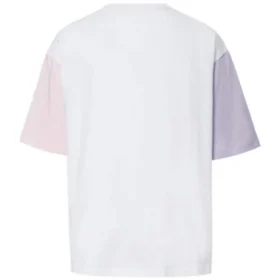T-shirt imprimé Logo, tailles asiatiques « White Pink »