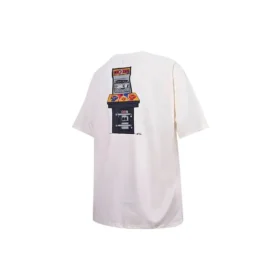 T-shirt Level Up, tailles asiatiques « Blanc »