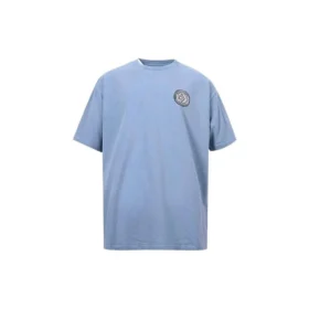 T-shirt Level Up, tailles asiatiques « Bleu clair »