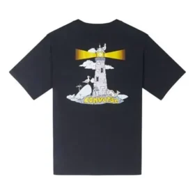 T-shirt Lighthouse, tailles asiatiques « Noir »