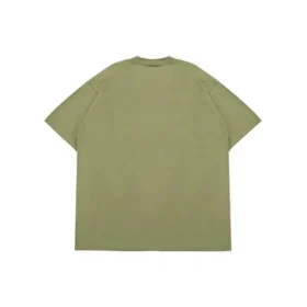 T-shirt à logo sur la poche, tailles asiatiques « Army Green »